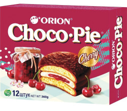 Choco Pie Višne 12*30g Orion