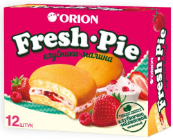 Fresh-pie s náplňou jahody-malina 300g Orion