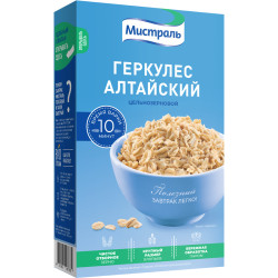 Altajské celozrnné ovsené vločky 400g Mistral
