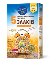 Celozrnné vločky 5 obilnín + tekvicové semienka 500g Chatynka