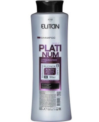 Šampón pre zosvetlené vlasy Proti žltosti Platinový efekt 500 ml Elitan