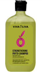 Posilňujúci fytošampón proti vypadávaniu vlasov s olivovým a lopúchovým olejom 400 ml Viva Oliva