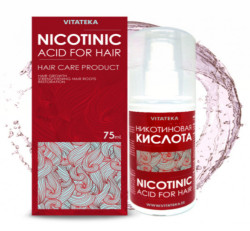 Kyselina nikotínová na vlasy 75ml Vitateka