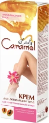 Telový depilačný krém pre citlivú pokožku 100ml Lady Caramel