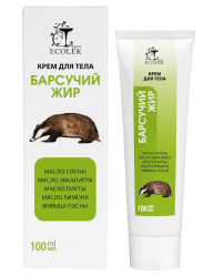Telový krém s jazvečím tukom 100ml Ecolek