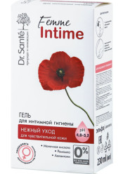 Gél na intímnu hygienu pre citlivú pokožku 230 ml Dr.Sante