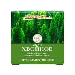 Prírodné tuhé mydlo Ihličnaté 80 g Aroma Saules