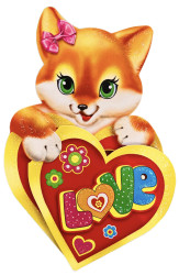 Pohľadnica malá Štastného Valentína