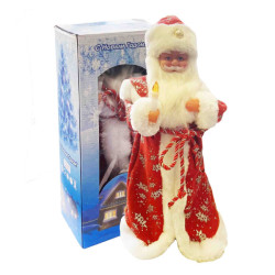 Ded Moroz červený S Novym Godom 30 cm