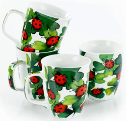 Sada hrnků 4ks Slunéčko sedmitečné Olymp