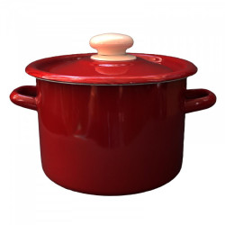 Smaltovaný kastrol Bordo 3L