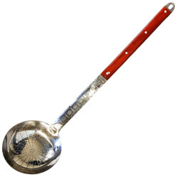 Naberačka na kotlík, 65 cm (nehrdzavejúca oceľ, drevo)