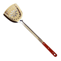 Lopatka-zbieračka, 47 cm (nerezová oceľ, drevo)