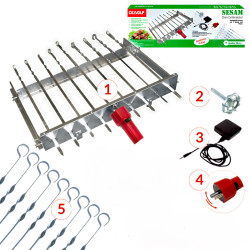 Grilovací nadstavec na 9 špízov Sezam