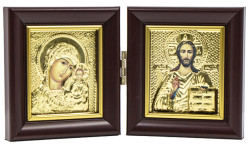 Ikona Kazanskaja-Spasiteľ 6x9cm dvojitá.