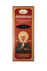 Sada kadidlových svíček 7 ks „Cedr“ Blahoslovenije pokrovskoho Fimiam