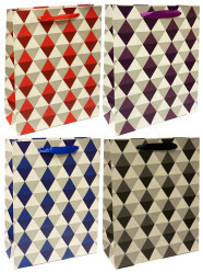 Darčeková taška 22x31cm Romby