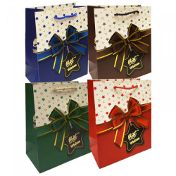 Darčeková taška s mašľou 22x31cm Best Wishes