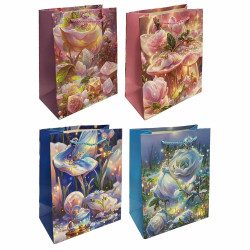 Darčeková taška „Kúzelné kvety“ 23×18 cm