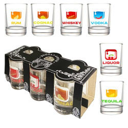 Súprava štamperlíkov „iDrink“ 6×50ml