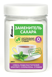 Sladidlo erythritol, sukralóza, stévia 200 g Bombbar