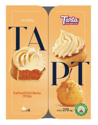 Zákusky Tart Karamelizovaná Hruška 270g TARTA