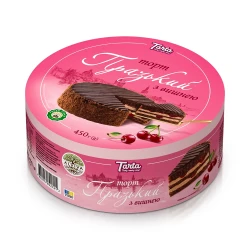 Torta Pražská s čerešňami 450g Tarta