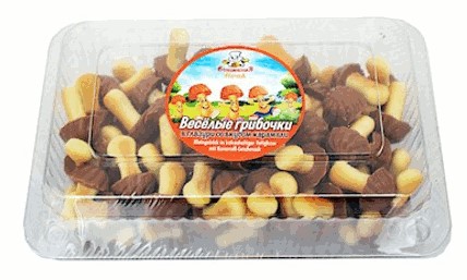 detail Sušienky Huby s karamelom 250g
