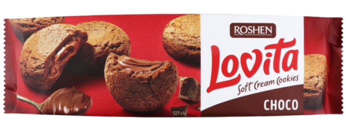 detail Susenký Lovita Soft Cream Choco 127g Roshen