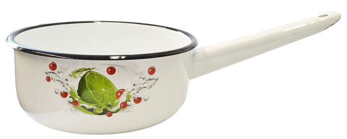 detail Smaltovaný naberač Lime 1,5L