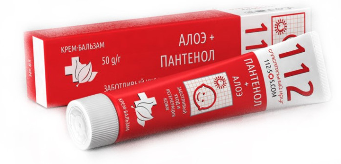 detail Pantenol a aloe 112 Záchranár 50g