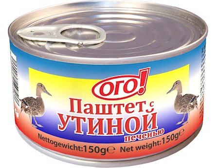 detail Paštéta s kuracej a kačacej pečene 150g OGO!