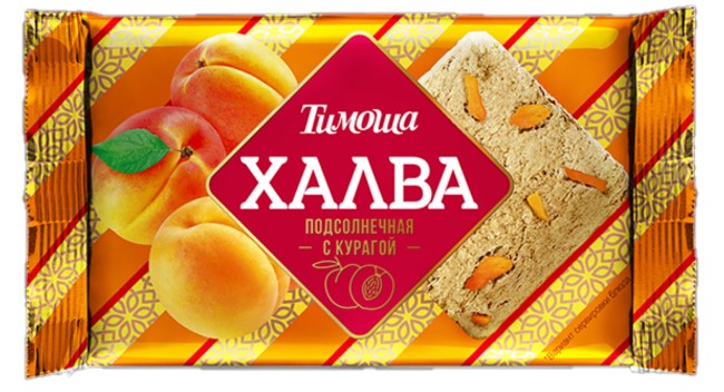 detail Slnečnicová chalva s marhuľami 250g Timoša