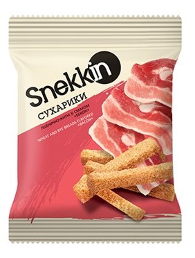 detail Suchariky so slaninou 35g Snekkin