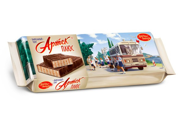 detail Oplatkový dort Artek plus 250g