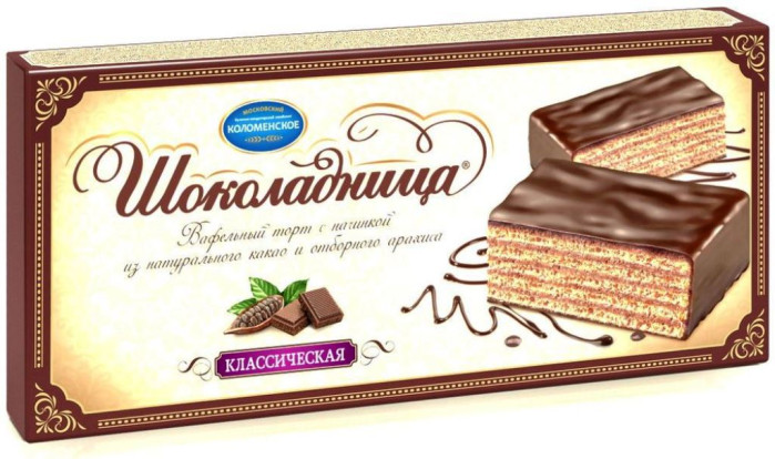 detail Oplatkový dort klassik Šokoladnica 240g