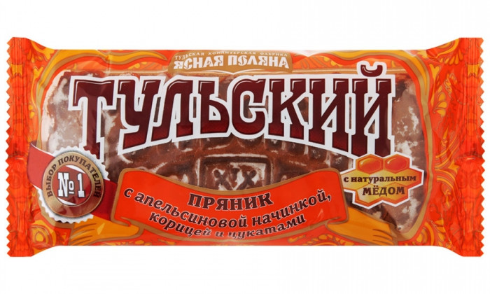 detail Perník Tulský s pomarančom, škoricou a kandizovaným ovocím 130 g