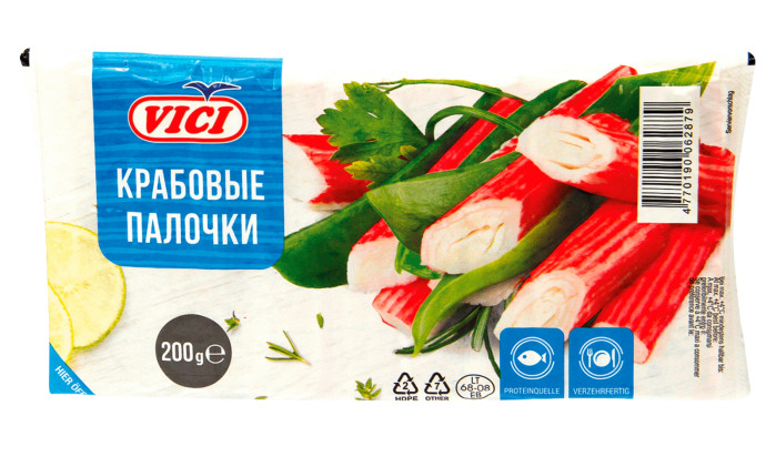 detail Krabie tyčinky 200 g Vici