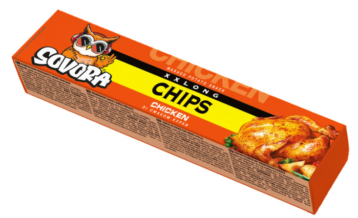 detail Zemiakové chipsy s príchuťou kurčaťa 50 g Sovora