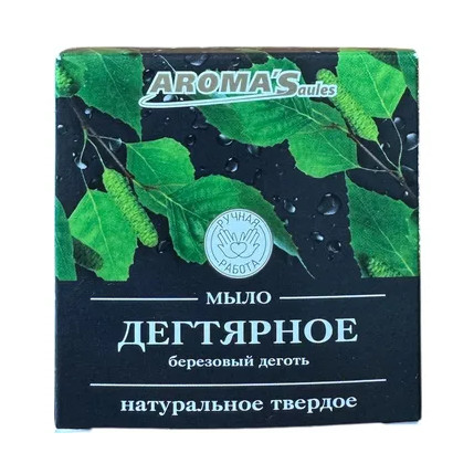 detail Tuhé mydlo Dechtové 80 g Aroma Saules