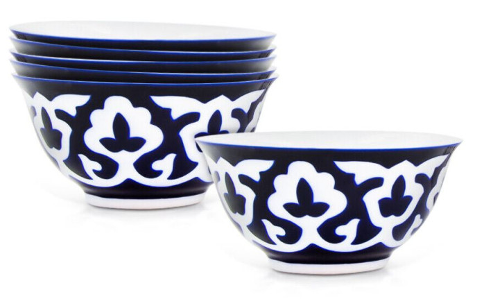 detail Piala set 6ks Pahta Gul Uzbekistan