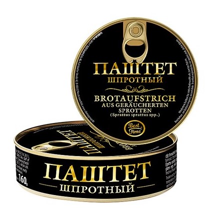 detail Šprot paštéta 160g Best Time