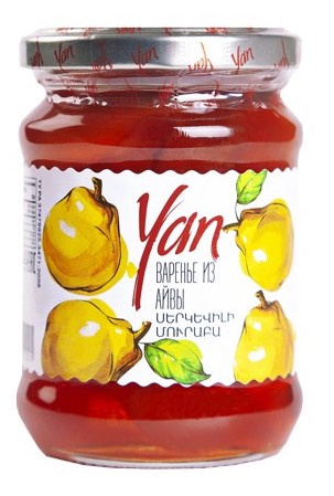 detail Zavařenina z kdoulí 300g Yan