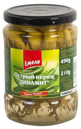 detail Feferonky Dinamit Emelja 490g