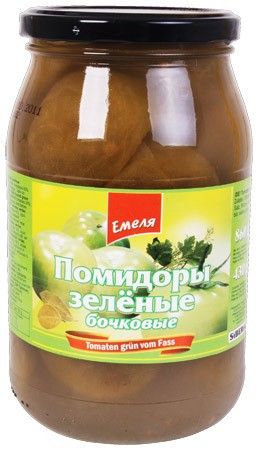 detail Nakládaná zelená rajčata Emelja 430g