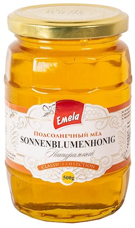 detail Slnečnicový med Emelja 500g