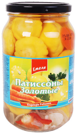 detail Emelja nakládané patyzony 430g