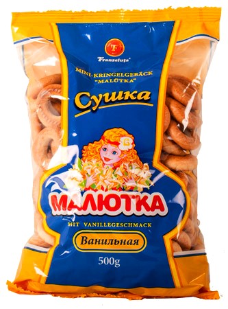 detail Preclíky Vanilkové Maljutka 500g