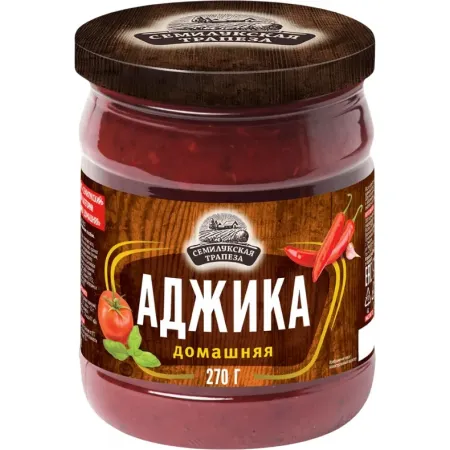 detail Adžika Domáca 270g Semilukská Trapeza