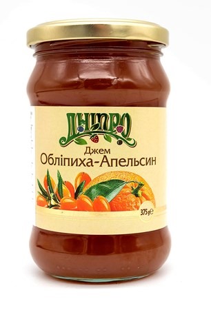 detail Marmeláda rakytník-pomaranč 375 g Dnipro